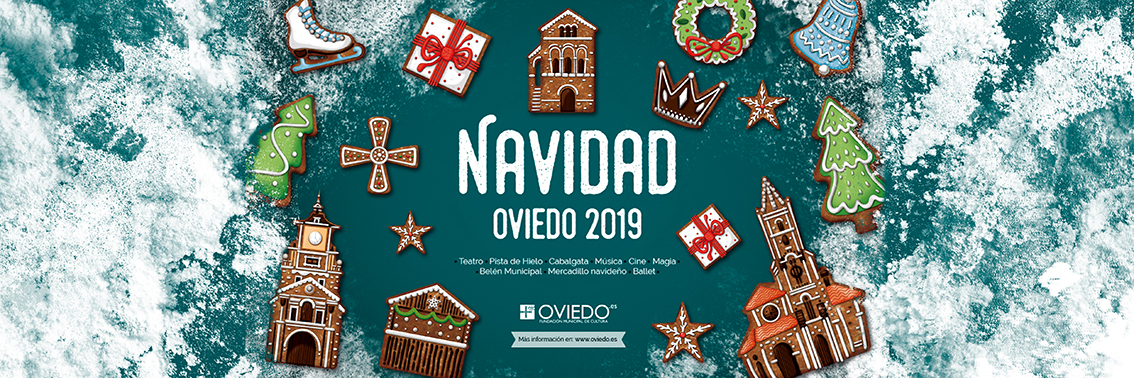 carteleria de Navidad Oviedo 2019
