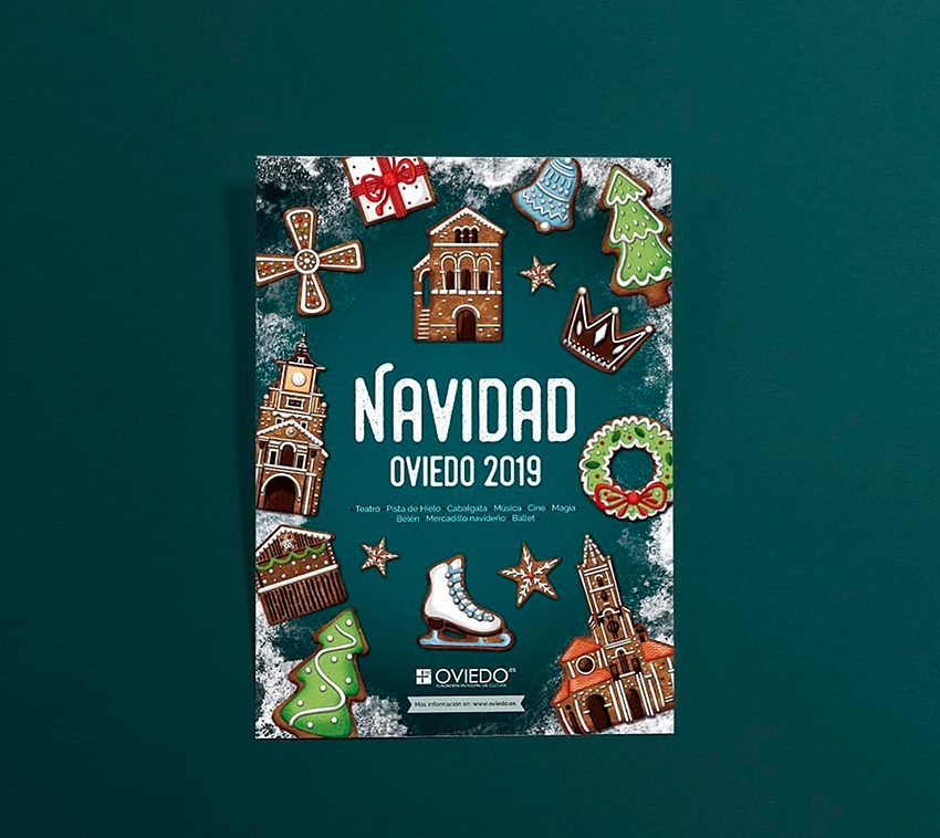 Christmas poster designOviedo 2019