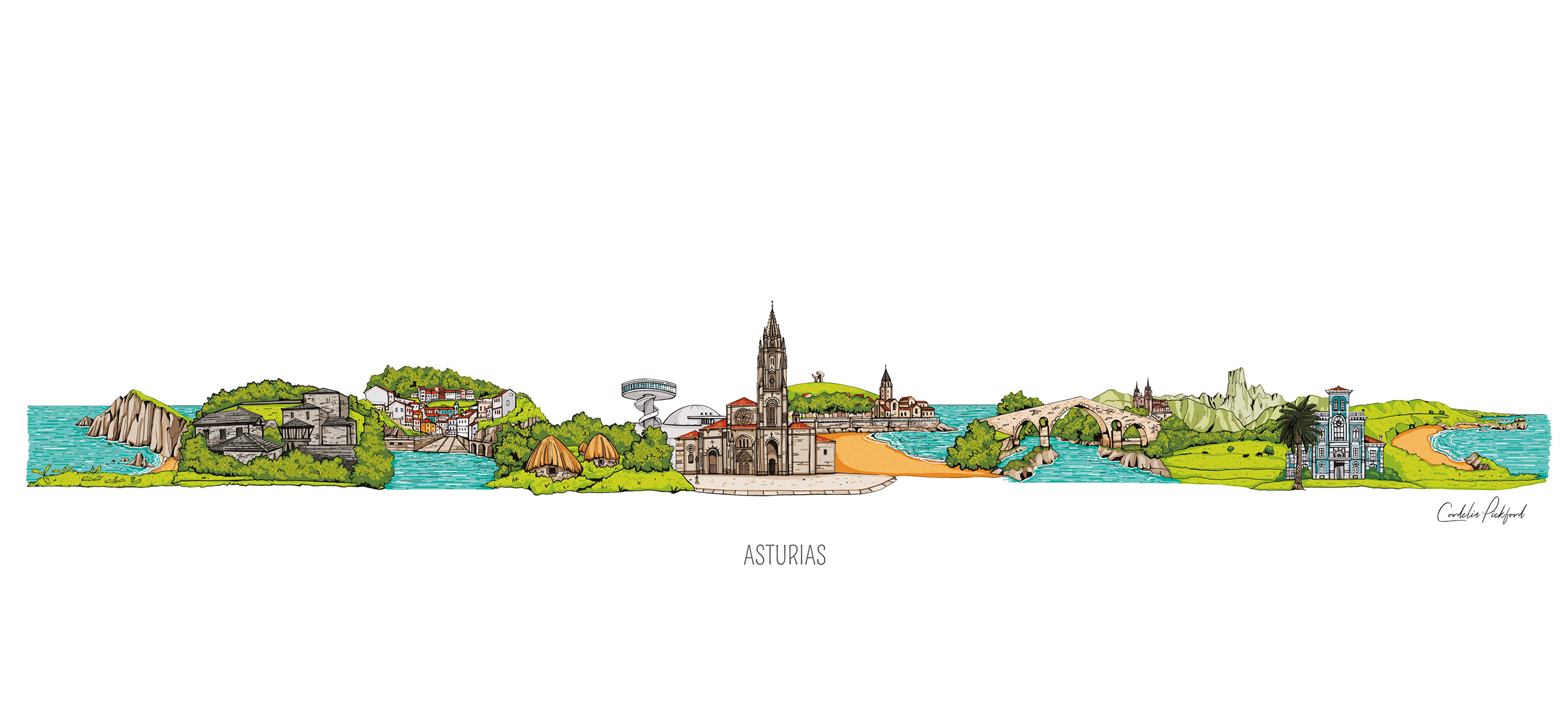 Skyline de Asturias