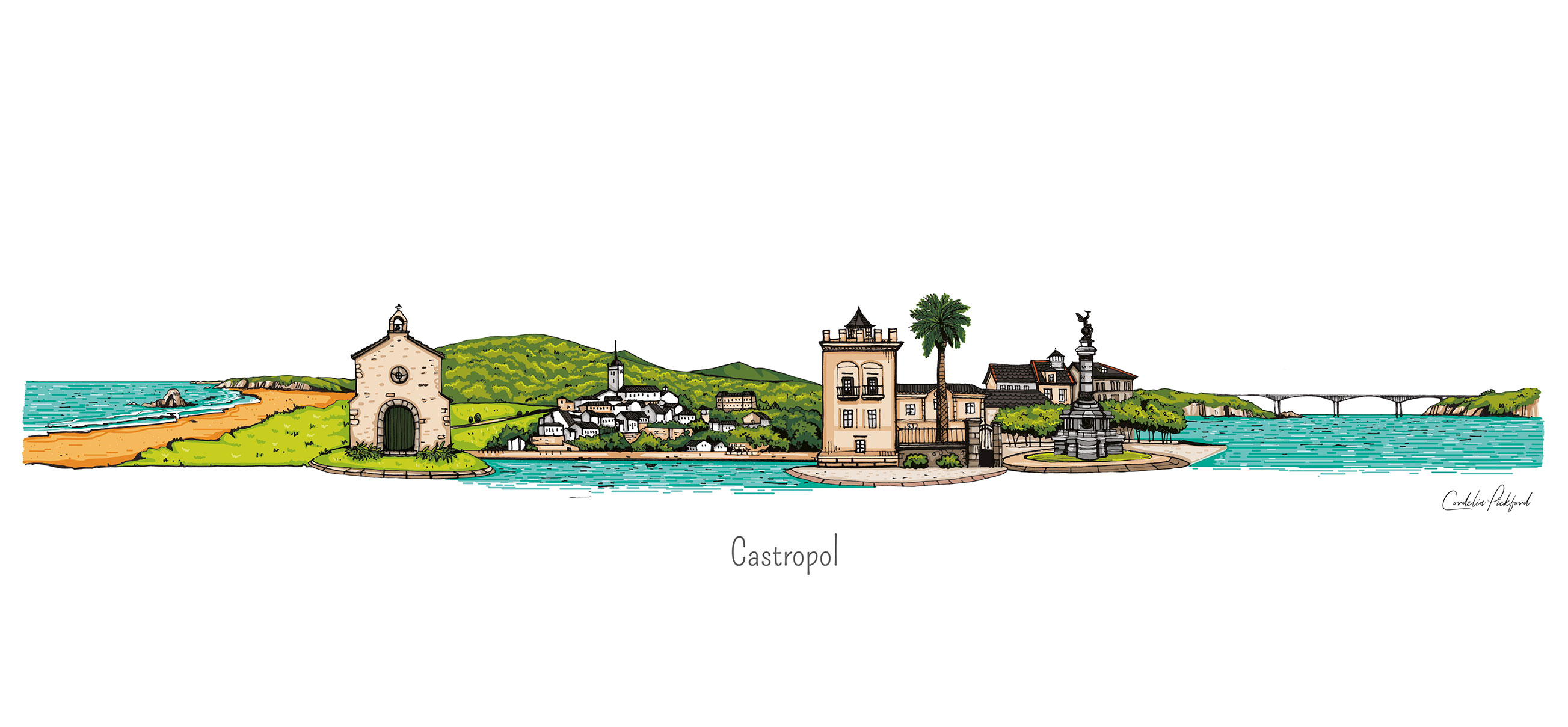 Skyline de Castropol