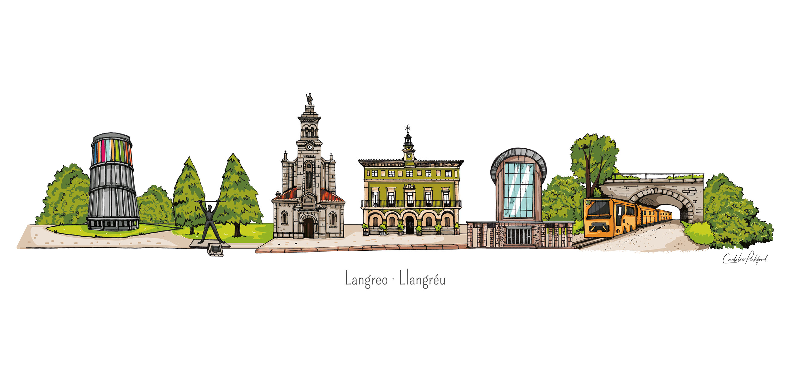 Skyline de Langreo
