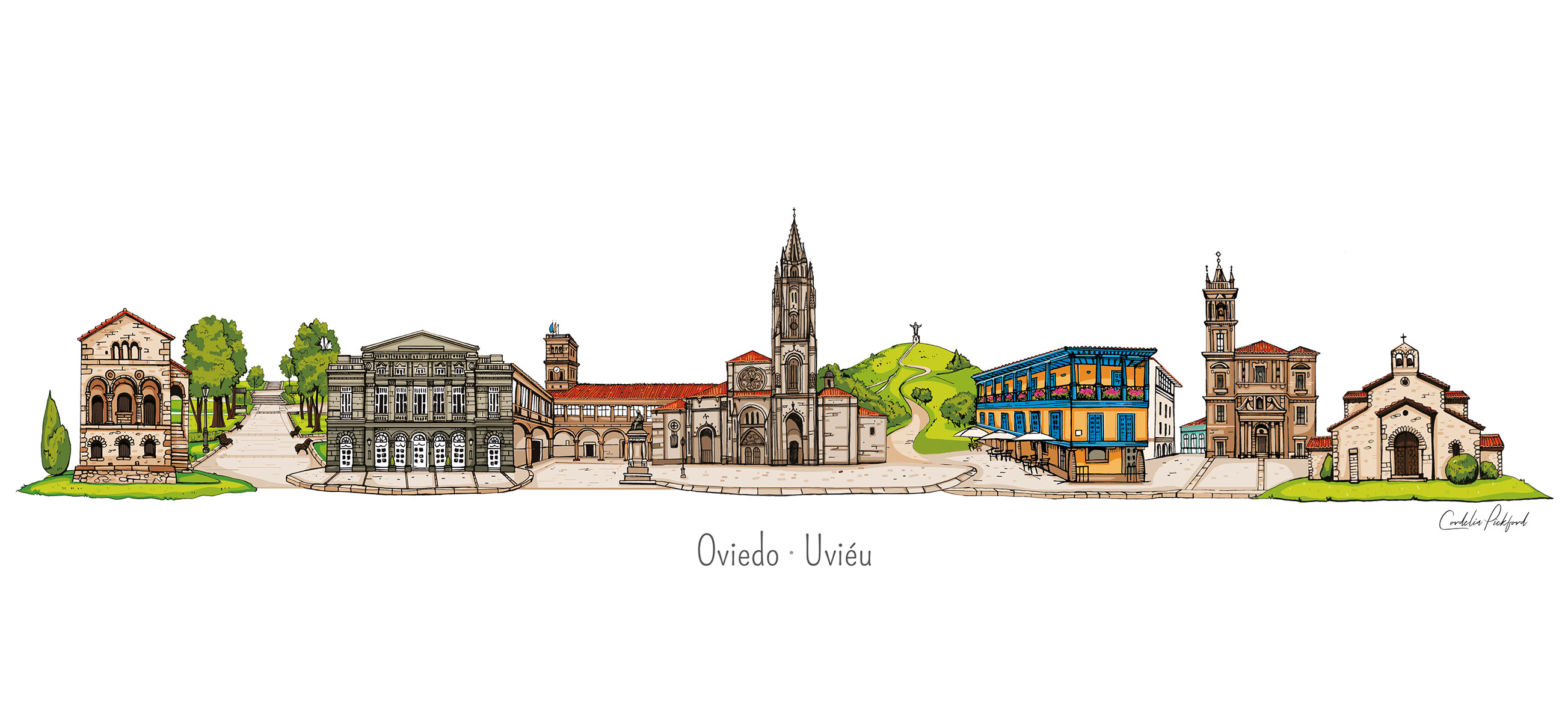 Skyline de Oviedo
