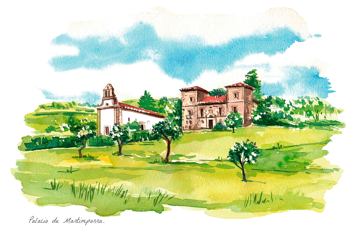 Acuarela de Asturias