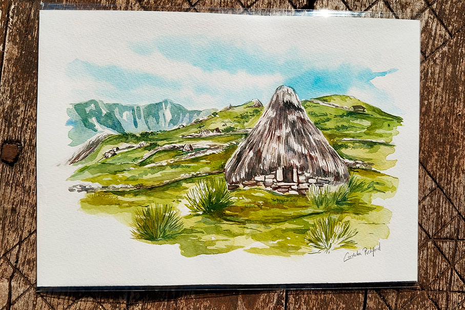 Acuarela de Asturias