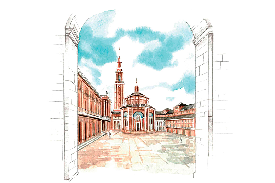 Acuarela de Asturias