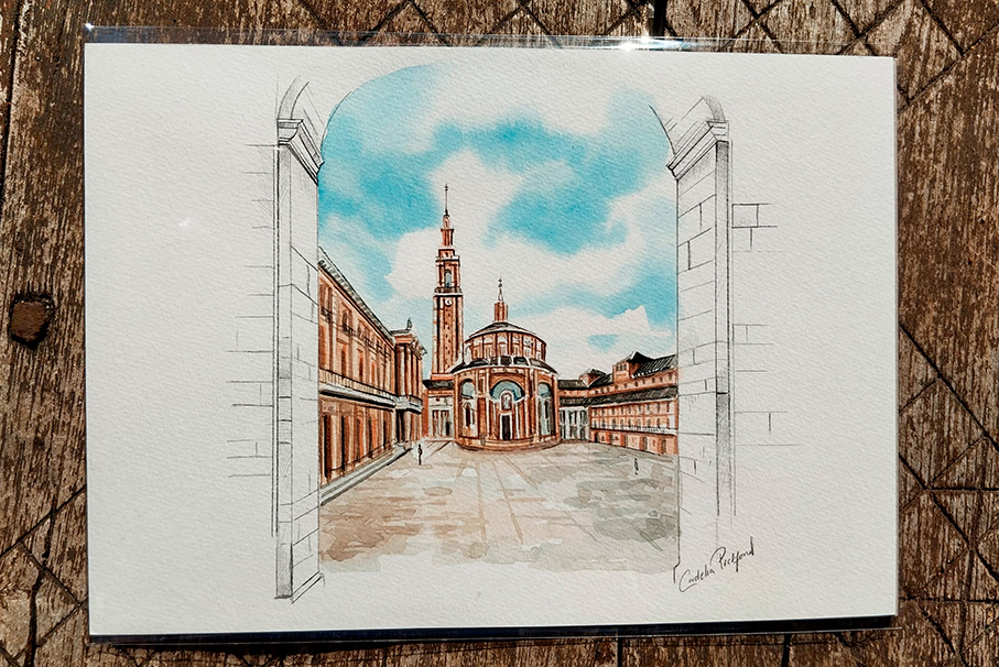 Acuarela de Asturias