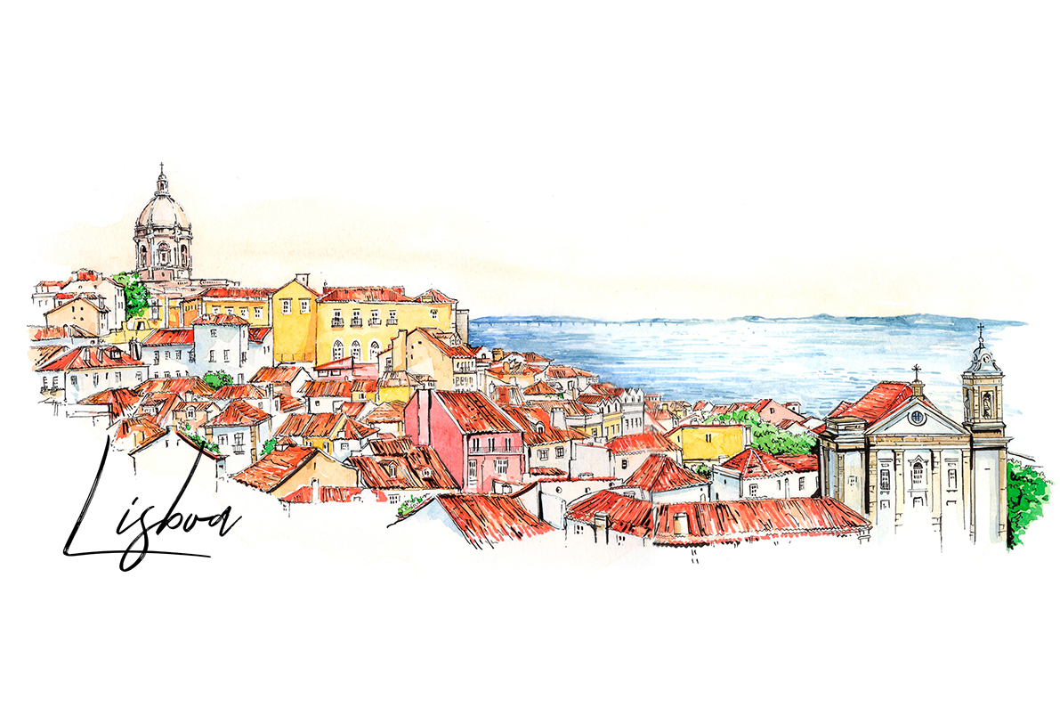 Watercolours of Portugal