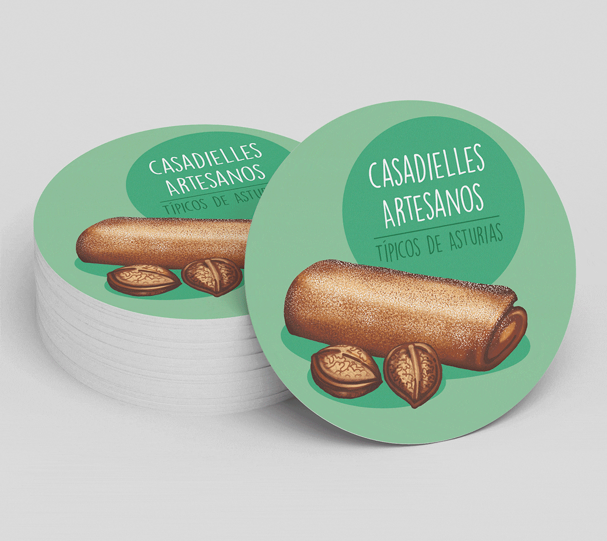 label design for bakery products and cakes