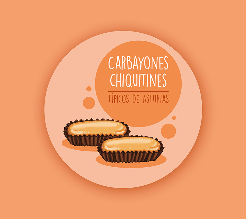 label design for bakery products and cakes