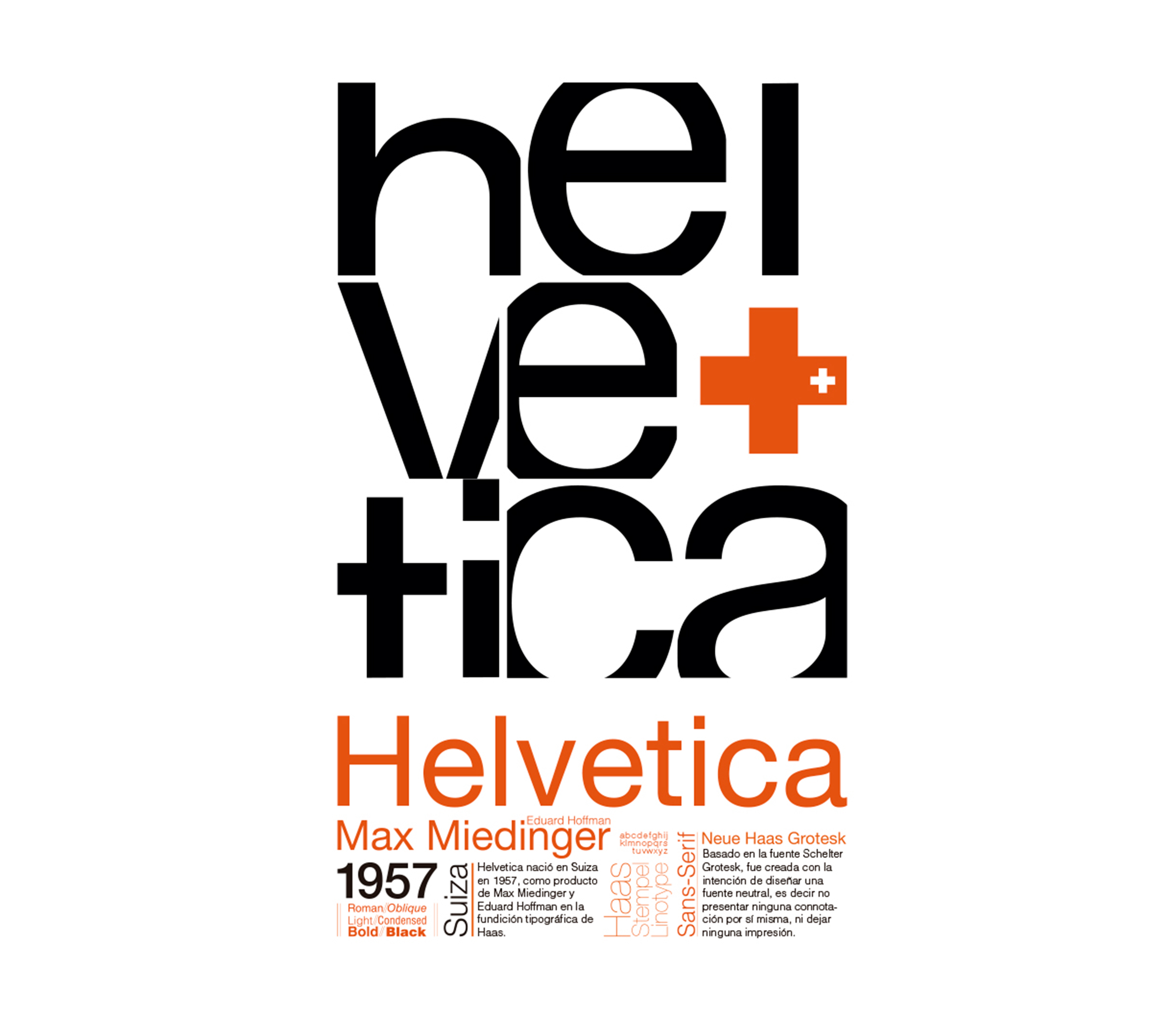 Helvetica poster design