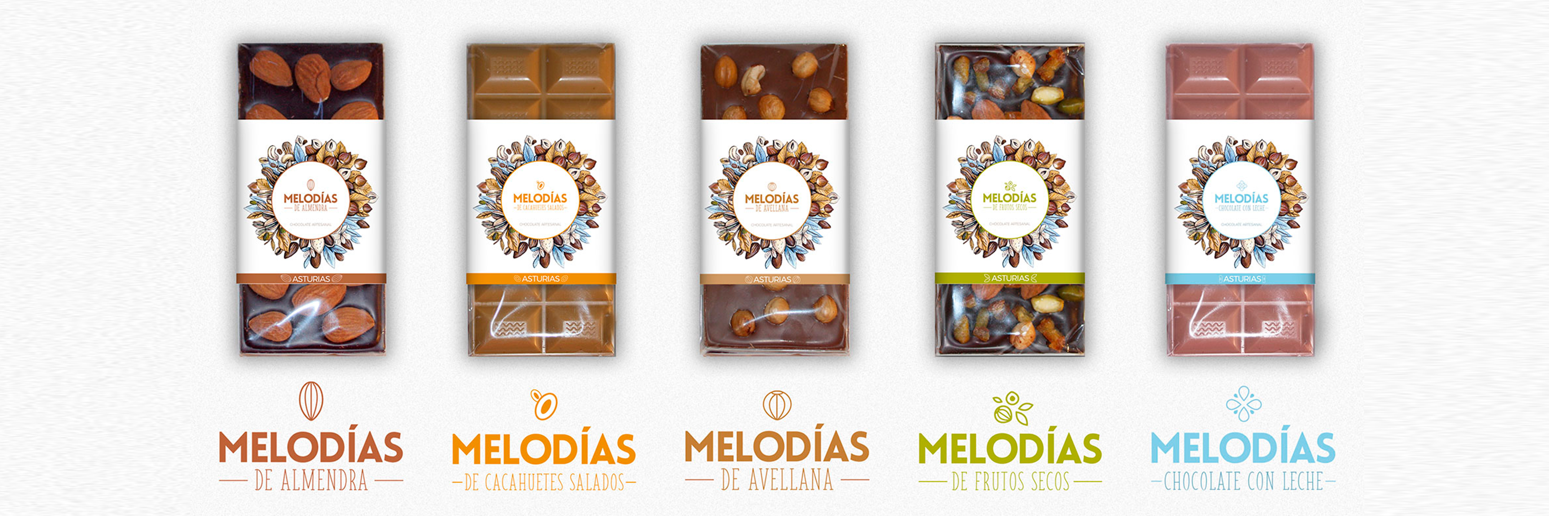 Chocolate label designs